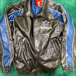Vintage NFL Dallas Cowboys Leather Jacket